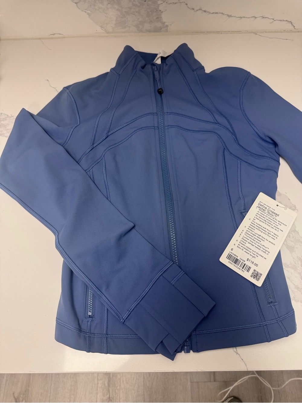 lululemon athletica Women's V-Neck Jacket in Periwinkle Blue